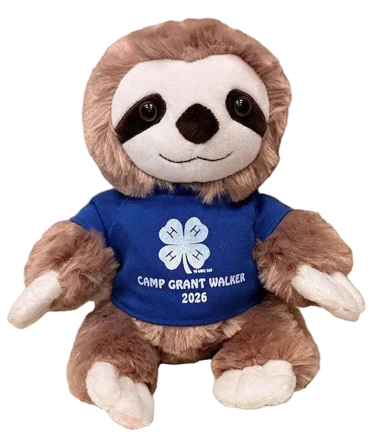 2026 Commemorative Item - Sloth – Camp Grant Walker 4-H Store